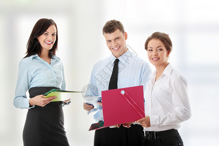 商业集团的交流会女性套装职业工作会议男人伙伴同事人士团队背景图片