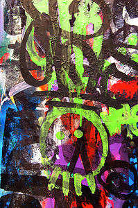 街头画街头涂鸦艺术背景
