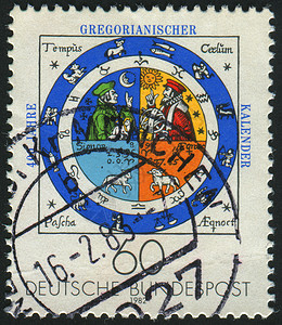 摩羯座图片邮票处女预兆日历山羊邮戳八字圆圈地球徽章十二生肖背景