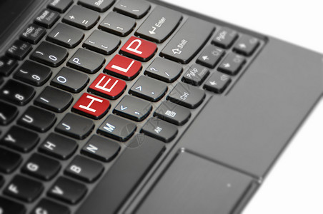 帮助解决方案关键词笔记本商业电脑键盘背景图片