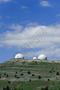 天文台蓝色观测台地平线星星天炉望远镜天空国家科学天文台土地收音机背景