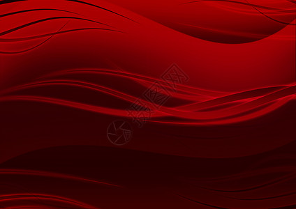 红色曲线光效抽象热背景白色红色线条液体波浪空白曲线运动打印墙纸背景