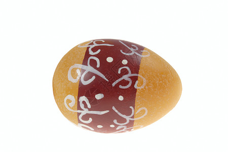 手工涂画的东面彩蛋季节传统假期条纹手绘食物季节性白色宗教庆典背景图片