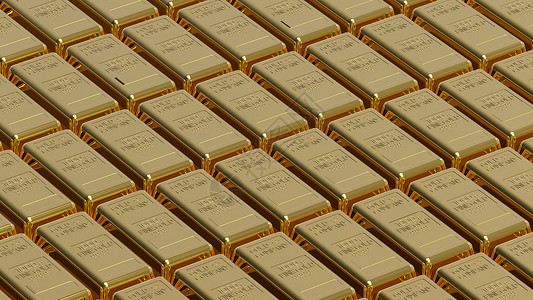 金金牛黄色金属储蓄矿石经济金条金库酒吧金子货币背景图片