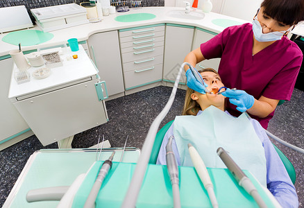 病人 牙科牙医背景图片