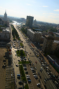 莫斯科计划书汽车国会溪流穿越运输交通建筑街道分区背景图片