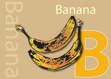 助学海报B 指香蕉B背景