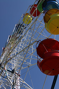 鼠绘摩天轮Ferris 轮式车轮孩子孩子们娱乐乐趣摩天轮团体马戏团幸福天空背景