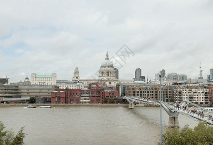 伦敦泰晤士河王国英语全景高清图片
