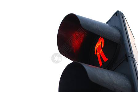 红红灯红色驾驶信号交通男人街道安全背景图片