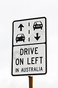 签名     在澳大利亚左转驱动高清图片