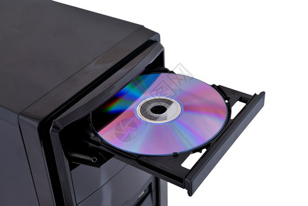 黑色光盘素材打开 dvd rom驾驶阅读技术空白数据通讯黑色磁盘光盘燃烧背景