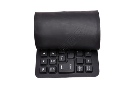 橡橡胶键盘电脑宏观数字商业钥匙购物黑色银行乳胶水平背景图片