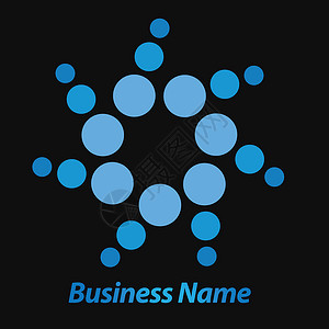 商业标识设计纺纱专业商标贸易徽标名称几何学公司组织标志背景图片