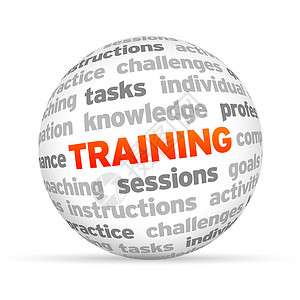 训练发展个人辅导挑战教练知识学习动机3d圆形背景图片
