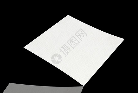 餐巾纸餐巾正方形亚麻白色背景图片
