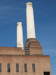 伦敦Bedese发电站电站车站联盟建筑学王国英语纪念碑力量建筑考古学背景图片