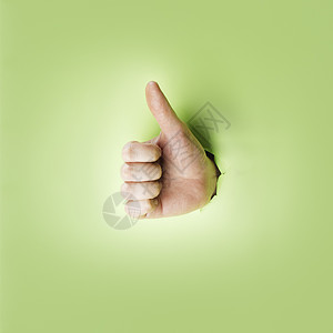 缩略图上拇指绿色手势手指背景图片