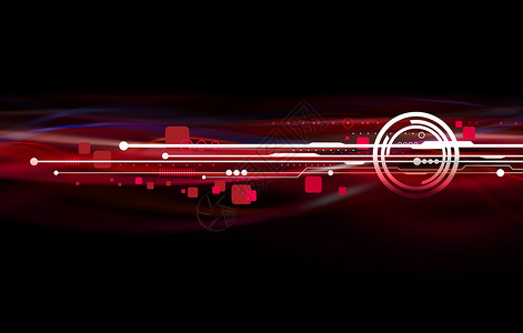 红色线条圆圈A 技术背景设计线条图形创造力装饰黑色网站摘要曲线插图圆圈背景