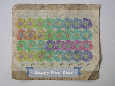 2013年新年派对数字庆典反射时间背景图片