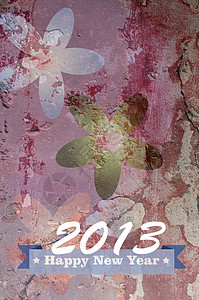 2013年新年派对庆典反射时间数字背景图片
