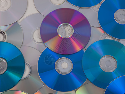 CD DVD DB 蓝光盘音乐数据射线蓝色电脑光盘蓝光宏观电子产品视频背景图片