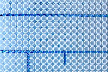 DNA的PCR放大工具 384-well板块高清图片