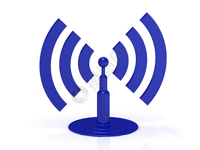 蓝牙信号简编 Wifi车站收音机蓝牙天线信号频率网络发件蓝色白色背景