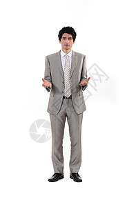 商务人士作介绍的商务人士手掌商务公司企业家手势语言工作领带男性身体背景图片