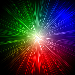 彩虹射线背景图片