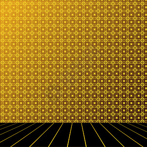 配木地板的金色房间财富房子艺术奢华墙纸公寓古董建筑学漩涡住宅背景图片