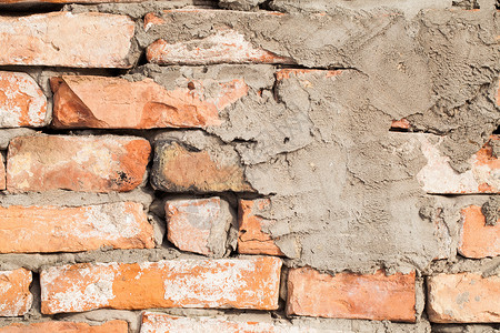 砖常规旧红砖墙壁墙纸装饰石墙历史黏土建筑学石膏砖墙石头建筑背景