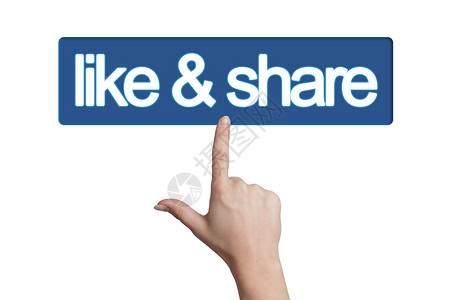 像按共享按钮一样按下 S触摸屏划分屏幕互联网网络朋友社会创新商业技术背景图片