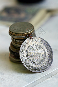 埃斯库多来自eu的旧硬币资金货币历史性艺术钱币收藏金融金属现金经济背景
