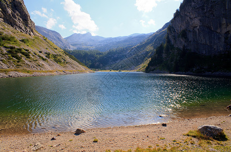 克恩斯科湖蓝色高山公园闲暇国家生活风景镜子空气享受高清图片