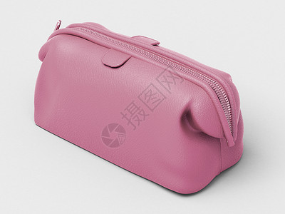 粉色皮革离合器配件材料钱包手提包化妆包妇女问题项链背景图片