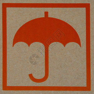 雨伞模板橙色雨伞风暴创造力艺术品橙子艺术横幅季节背景