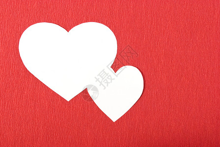 红色背景双心红热情婚礼恋人辉光约会墙纸友谊婚姻庆典假期背景图片