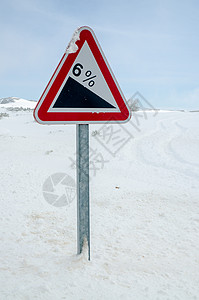圣山警告路标背景图片