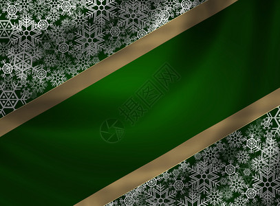 抽象的圣诞节背景反射框架星星海浪雪花丝绸墙纸艺术漩涡背景图片