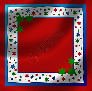 抽象的圣诞节背景反射星星丝绸漩涡艺术雪花海浪墙纸框架背景图片