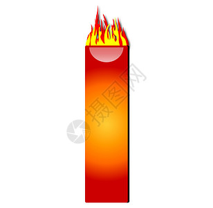 关于火灾的信一红色黄色拼写橙子燃烧字母顺序背景图片