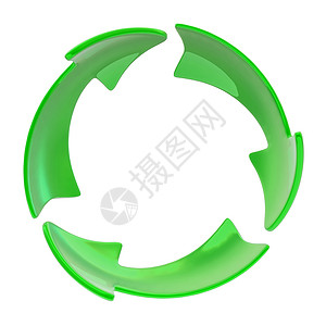 绿色花边圆圈循环代号帮助救援戒指绿色生态圆圈回收背景