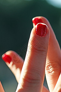 女性的手指背景图片