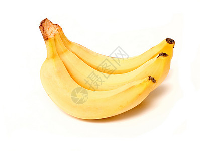 香蕉黄色热带白色甜点插图食物水果背景图片