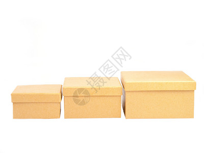 三个框正方形纸机盒子黄色尺寸背景图片