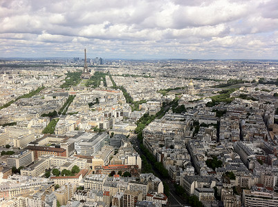 的巴黎全景旅游地平线城市观众天空广场景观旅行大街战神背景图片