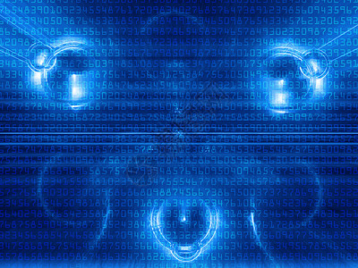 背景数字插图光束蓝色技术电脑背景图片