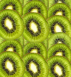 猕猴桃背景水果食物奇异果绿色热带饮食圆形营养背景图片