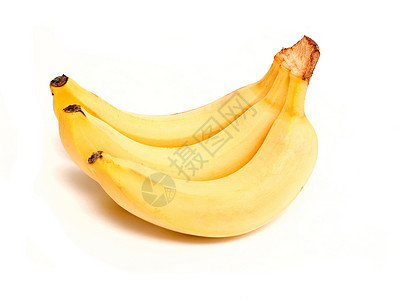 香蕉热带黄色食物白色水果甜点插图背景图片